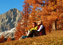 Herbsturlaub im Wanderparadies Ramsau am Dachsteinin der Steiermark