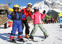 Skifahren lernen in der Kinderskischule in Ramsau am Dachstein